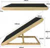 XMTECH 100 cm dlouhé dřevěné psí schody Psí rampa pro auto Náhled obrázku produktu 2