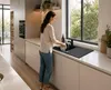 Faizee Home Granitspüle 75 x 44 cm Nachtschwarz – inklusive Produktbild-Vorschau 2