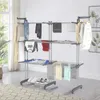 Doppelreihen Wäscheständer mit 2 Stück Sockentrockner, 4 Produktbild-Vorschau 10