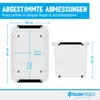 ATHLON TOOLS 4 x 60L Aufbewahrungsboxen mit Deckel - blau Produktbild-Vorschau 2