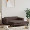 vidaXL Pelech pre psov s nadstavcom hnedý 100x50x30 cm Náhľad obrázku produktu 2