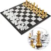 Schachspiel,&,Damespiel,Deluxe,2-in-1,Schach,mit,36*36cm,Mag Produktbild-Vorschau 2