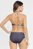 LASCANA Bügel-Bandeau-Bikini-Top Malia anthrazit-bedruckt Produktbild-Vorschau 5
