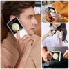 Collage of images showing a clear phone case for a foldable phone, being used in different scenarios. Náhled obrázku produktu