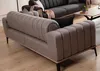 Moderne Couchgarnitur Dreisitzer Sessel Stoffgarnitur Luxus Produktbild-Vorschau 4