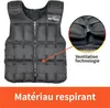 DH FitLife Gilet Lesté Ajustable 20KG – Veste de Voir les images du produit 2