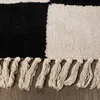Volero - Dywan szachownica - Blox Fringe Czarny - 120x170 Podgląd zdjęcia produktu 3