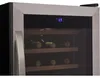Klarstein vinotéka, slim, 1 zóna, skleněné dveře, UV Náhled obrázku produktu 3