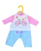 Dolly Moda Shirt + Hose Fahrrad -Puppenoutfit für 39-46 cm Produktbild-Vorschau 2