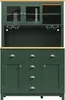 Premium Küchenschrank Buffetschrank Landhaus, 104x40x180cm Produktbild-Vorschau 14