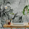 Muralo Selbstklebende Fototapete BLUMEN Pflanzen Beton Produktbild-Vorschau 5