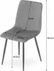 Esszimmerstuhl Wohnzimmerstuhl Stuhl mit Velours-Sitz Produktbild-Vorschau 7
