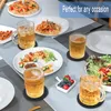 Silikon Untersetzer Rund für Gläser, 12er Set Produktbild-Vorschau 6