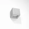 Wandleuchte LEO Beton 1xG9 8W Beton/Glas 10x12x12cm Sollux Produktbild-Vorschau 9