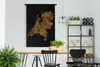 MuchoWow® Wandteppich Wandbehang Karte der Niederlande - Produktbild-Vorschau 2