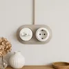 Aufputz Porzellan Retro Rotary Taster I QR1 weiß Produktbild-Vorschau 12