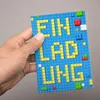 Einladungen Bunte Bausteine inkl. Kuverts, 5 Stk. Produktbild-Vorschau 2