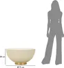 Tavolino 71 x 71 x 38 cm Metallo Vetroceramica Poliestere Anteprima dell’immagine prodotto 7
