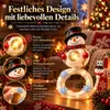 Schneemann Projektor Weihnachten, USB Weihnachtsprojektor Produktbild-Vorschau 3
