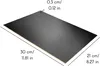 Creative Deco 10 x Schwarze A4 MDF Platten | 300 x 210 x 3 Produktbild-Vorschau 2