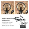 Lampe loupe avec pince 2,5X 7,5X 10X LED-Loupe & Lampe de Voir les images du produit 3