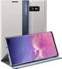 Galaxy S10 Plus Case, étui mince en cuir avec fenêtre et Voir les images du produit 1