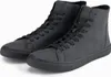 A pair of black high-top sneakers. Anteprima dell’immagine prodotto