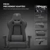 Fauteuil gaming SENSE7 Spellcaster en tissu noir et gris - Voir les images du produit 5