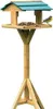 Vogelhaus Vogelfutterhaus mit Ständer aus Holz 112 cm x 31 Produktbild-Vorschau 1