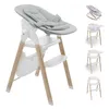 BabyGo Hochstuhl-Set Levels Highchair-Set, Hochstuhl inkl. Produktbild-Vorschau 1