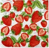 Sovie HORECA Serviette Erdbeeren aus Linclass® Airlaid 40 x Produktbild-Vorschau 1