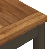 vidaXL Table de jardin, style naturel et café, 108,5 x 55 x Voir les images du produit 5