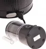 A close-up view of the bottom and charging port of a black electric juicer. Produktbild-Vorschau