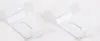 Two white metal brackets on a white background. Produktbild-Vorschau
