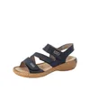Rieker Damen Sandalen Klettverschluss Sandaletten V27Z0, Produktbild-Vorschau 5