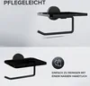 Papierrolhalter mit Glasplatte, schwarz, zu bohren | Produktbild-Vorschau 5