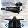 Close-up views of a pneumatic chamfering tool with instructional text and diagrams. Produktbild-Vorschau