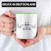 Trendation - Lesen Bücher Herzschlag Tasse Geschenk für Produktbild-Vorschau 2