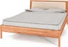 Bett Zola 3 Kernbuche massiv 90x200 mit Polsterkopfteil und Produktbild-Vorschau 1