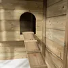 Fatmoose Hühnerstall Henhouse Haven aus Holz mit Auslauf - Produktbild-Vorschau 4