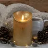 Anna's Collection Stumpfe Led-Kerze - gold - H12,5 x T7,5 Produktbild-Vorschau 18