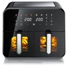 Arendo Heißluftfritteuse Doppelkammer XXL, Airfryer 2 Produktbild-Vorschau 1