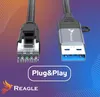3M ETHERNET NETZWERK KABEL 2W1 USB-C USB-A ZU LAN KABEL Produktbild-Vorschau 8