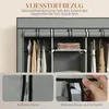 Kleiderschrank Stoffschrank mit Kleiderstange, Schubladen, Produktbild-Vorschau 4