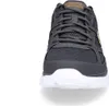 A close-up front view of a gray Skechers sneaker with a white sole. Anteprima dell’immagine prodotto