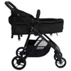 vidaXL 2-in-1 Kinderwagen Anthrazit und Schwarz Stahl Produktbild-Vorschau 12