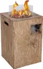 Xaralyn Außenkamin - Column 40W - Holzoptik - Gartenkamin - Produktbild-Vorschau 1