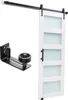 Porta scorrevole SucceBuy in stile fienile con kit di Anteprima dell’immagine prodotto 1