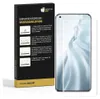 A product box with instructions and a screen protector on a smartphone. Produktbild-Vorschau