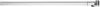 A silver-colored shower wall stabilizer bar, made of stainless steel, is shown horizontally against a white background. Produktbild-Vorschau